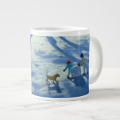 Großer Schneeball Zermatt Jumbo-Tasse (Vorderseite Rechts)