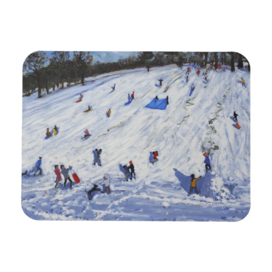 Großer Schneemann Chatsworth 2012 Magnet (Horizontal)