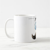 großer Schnurrbart Kaffeetasse (Links)