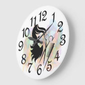 Großer Schönheitssalon Akrylwand Uhr (Winkel)