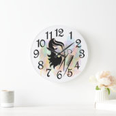 Großer Schönheitssalon Akrylwand Uhr (Zuhause)