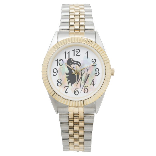 Großer Schönheitssalon Armbanduhr (Vorderseite)