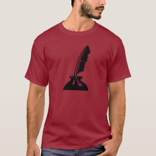 Großer Schriftsteller oder Lehrer Quill Pen T-Shirt