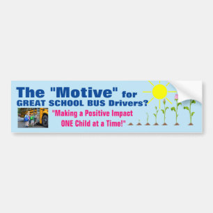 GROSSER SCHULBUS-FAHRER-MOTIV… Signage Autoaufkleber