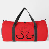 Großer Schwan Duffle Bag (Rückseite)
