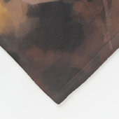 Grosser Schweizer Berg im Herbst Leaves Fall Fleecedecke (Ecke)