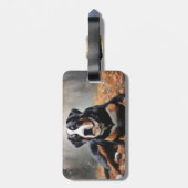 Grosser Schweizer Berg im Herbst Leaves Fall Gepäckanhänger (Rückseite vertikal)