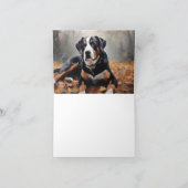 Grosser Schweizer Berg im Herbst Leaves Fall Karte (Innenseite)