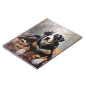 Grosser Schweizer Berg im Herbst Leaves Fall Notizblock (Linke Seite)