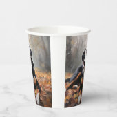 Grosser Schweizer Berg im Herbst Leaves Fall Pappbecher (Links)