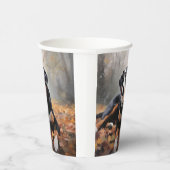 Grosser Schweizer Berg im Herbst Leaves Fall Pappbecher (Rechts)