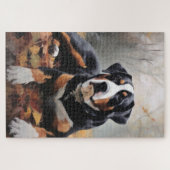 Grosser Schweizer Berg im Herbst Leaves Fall Puzzle (Horizontal)