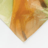 Grosser Schweizer Berg mit Ostereiern Fleecedecke (Ecke)