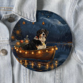 Grosser Schweizer Berg Weihnachtsfest Reise Button (Beispiel)