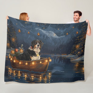 Grosser Schweizer Berg Weihnachtsfest Reise Fleecedecke