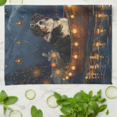 Grosser Schweizer Berg Weihnachtsfest Reise Geschirrtuch (Gefaltet)