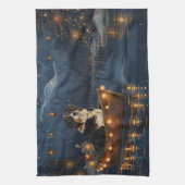 Grosser Schweizer Berg Weihnachtsfest Reise Geschirrtuch (Vertikal)