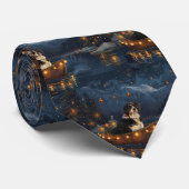 Grosser Schweizer Berg Weihnachtsfest Reise Krawatte (Gerollt)