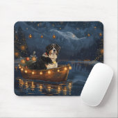Grosser Schweizer Berg Weihnachtsfest Reise Mousepad (Mit Mouse)