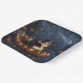 Grosser Schweizer Berg Weihnachtsfest Reise Pappteller (Gewinkelt)