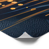 Grosser Schweizer Berg Weihnachtsfest Reise Poster (Ecke)