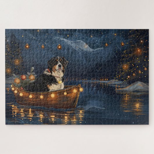 Grosser Schweizer Berg Weihnachtsfest Reise Puzzle (Horizontal)