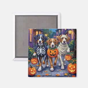 Größer Schweizer Berghund Halloween-Süßigkeitenbet Magnet