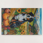 Grosser Schweizer Herbsternte Erntedank Puzzle (Horizontal)