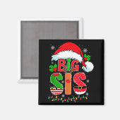 Großer Schwester Santa Hut Neue Ankündigung für gr Magnet (Vorderseite/Rückseite)
