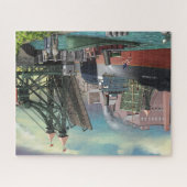 Großer Seefrachter, der durch den Jack Buffalo geh Puzzle (Horizontal)