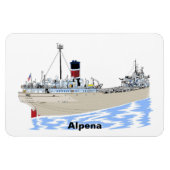 Großer Seenfrachter Alpena Magnet (Horizontal)