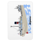 Großer Seenfrachter Alpena Magnet (Vertikal)