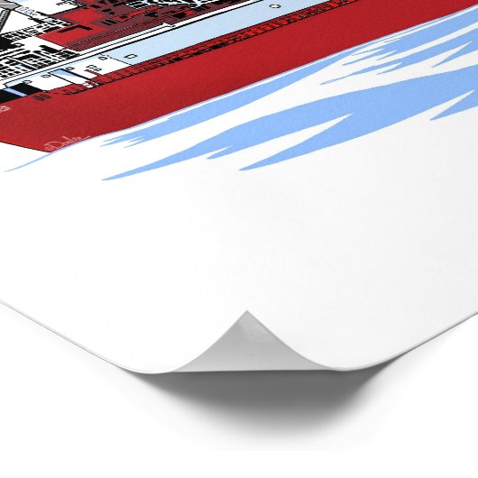 Großer Seenfrachter Arthur M. Anderson Poster (Ecke)