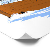 Großer Seenfrachter Canopus (Interlake) Poster (Ecke)