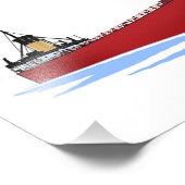 Großer Seenfrachter Daniel J. Morrell Fotodruck (Ecke)