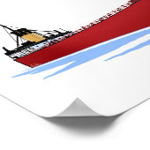 Großer Seenfrachter Daniel J. Morrell Poster (Ecke)