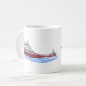 Großer Seenfrachter Edward L. Ryerson Kaffeetasse (Vorderseite Links)