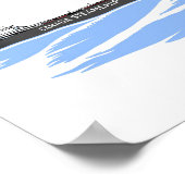 Großer Seenfrachter Frontenac getrieben schwarz Poster (Ecke)