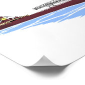 Großer Seenfrachter J. Burton Ayers Columbia Poster (Ecke)