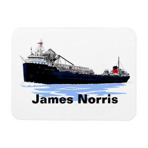 Großer Seenfrachter James Norris Magnet