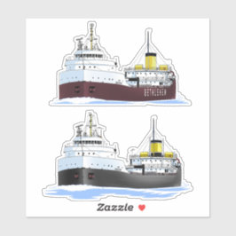 Großer Seenfrachter Johnstown Aufkleber