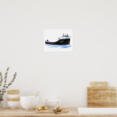 Großer Seenfrachter Joseph S. Wood Poster (Küche)