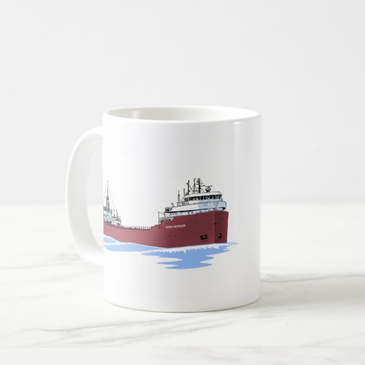 Großer Seenfrachter Kinsman Independent Kaffeetasse (Vorderseite Links)
