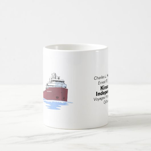Großer Seenfrachter Kinsman Independent Kaffeetasse (Mittel)