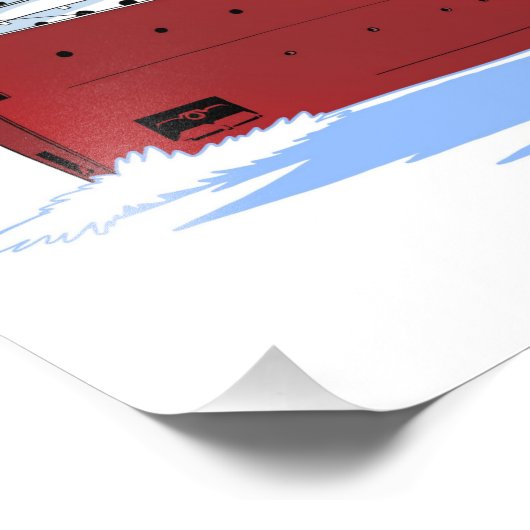 Großer Seenfrachter Leon Fraser Fotodruck (Ecke)