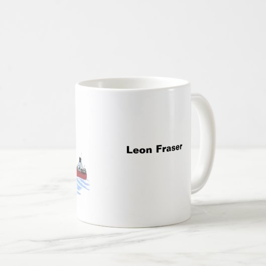 Großer Seenfrachter Leon Fraser Kaffeetasse (VorderseiteRechts)