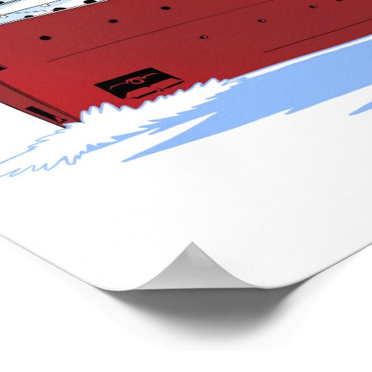 Großer Seenfrachter Leon Fraser Poster (Ecke)