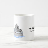 Großer Seenfrachter Michipicoten Kaffeetasse (Mittel)