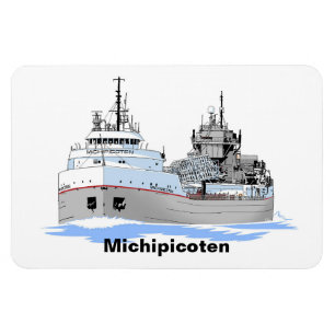 Großer Seenfrachter Michipicoten Magnet