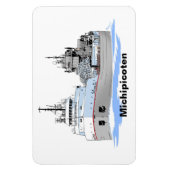 Großer Seenfrachter Michipicoten Magnet (Vertikal)